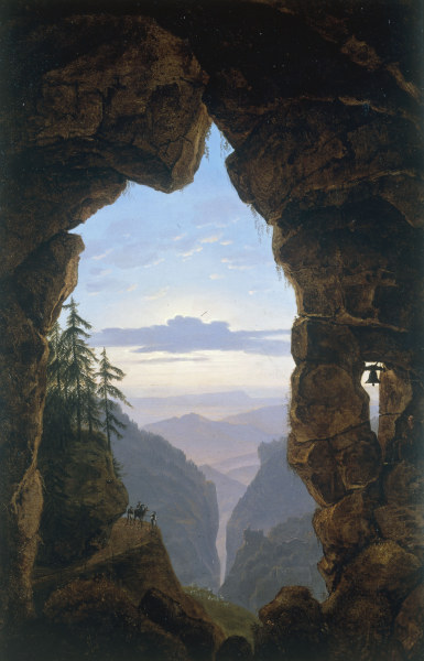 Felsentor / Paint./ 1818 von Karl Friedrich Schinkel