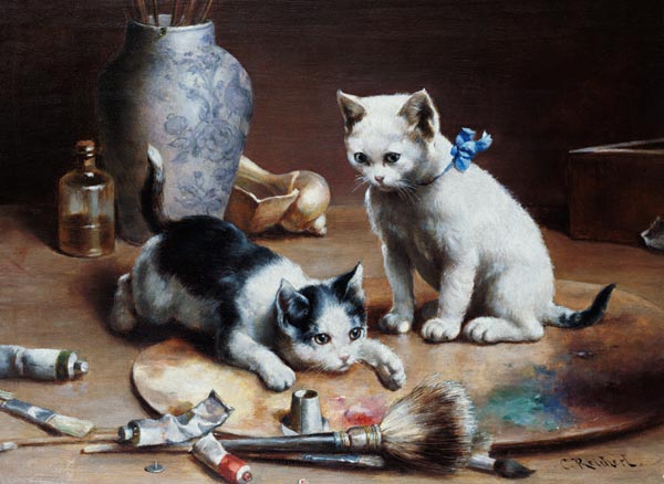 Studio Assistants (panel) von Karl Reichert