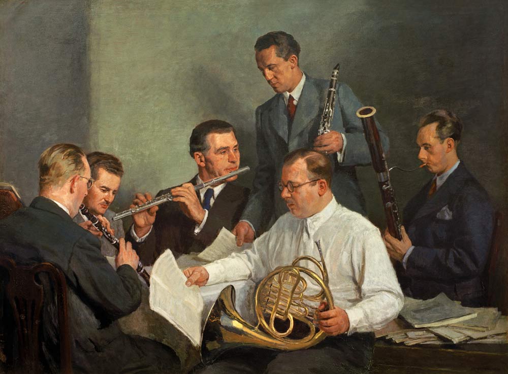 Die Bläservereinigung von Karlinsky Anton Hans