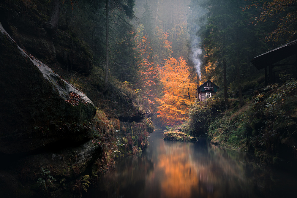 Autumn Valley von Karol Nienartowicz