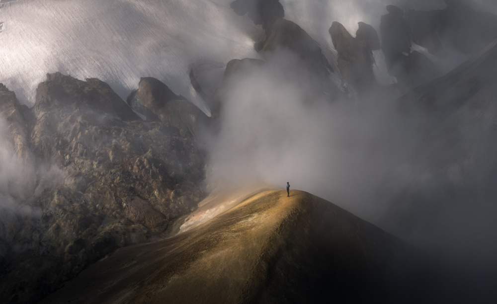 Rainbow Mountains von Karol Nienartowicz