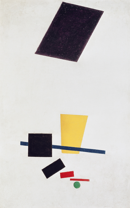 Malerischer Realismus eines Fußballspielers (Farbmasse in der 4. Dimension) von Kasimir Sewerinowitsch Malewitsch