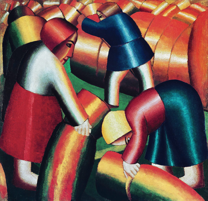 Taking in the Rye von Kasimir Sewerinowitsch Malewitsch