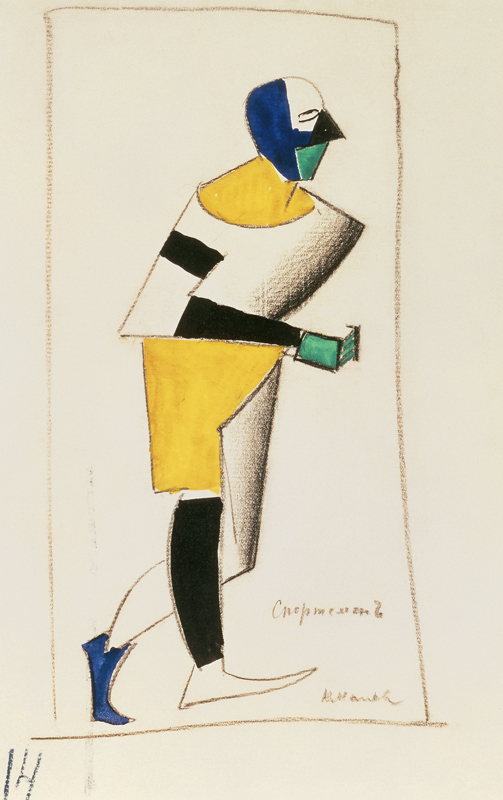 Malevich / The Athlete von Kasimir Sewerinowitsch Malewitsch