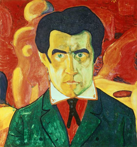 Selbstbildnis von Kasimir Sewerinowitsch Malewitsch