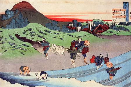 Aus der Serie "Spiegelbilder der Dichter": Jito Tenno