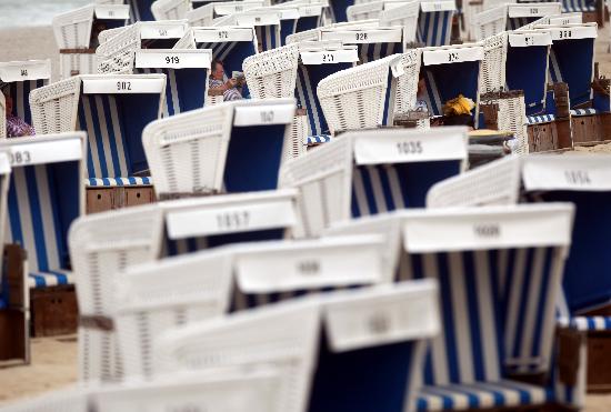 Strandkörbe auf Sylt von Kay Nietfeld