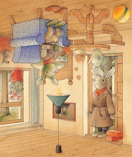 Two Rabbits von  Kestutis  Kasparavicius