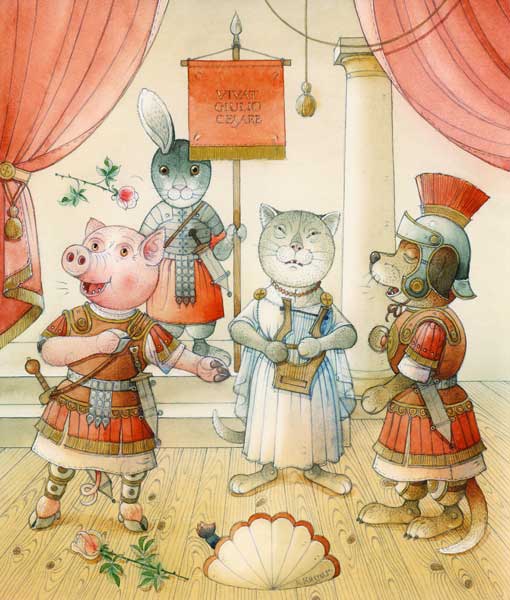 Opera Singers, 2006 (w/c on paper)  von  Kestutis  Kasparavicius
