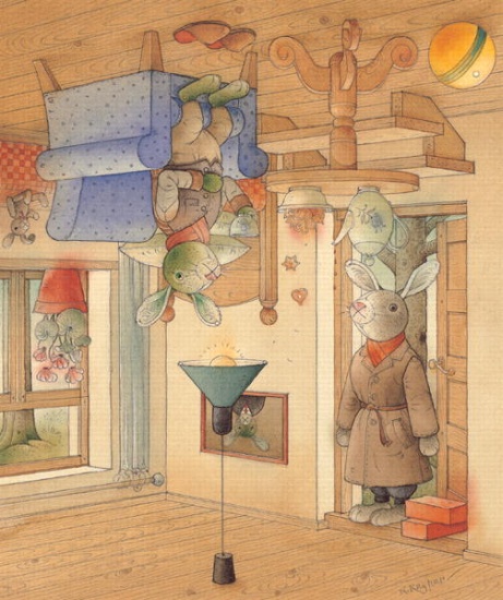Two Rabbits von  Kestutis  Kasparavicius