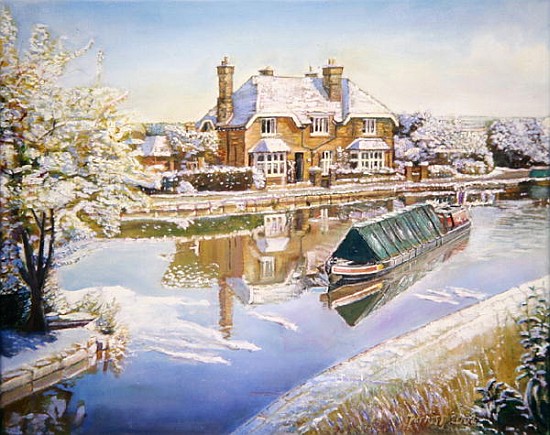 Norton Junction, 2003 (oil on canvas)  von Kevin  Parrish