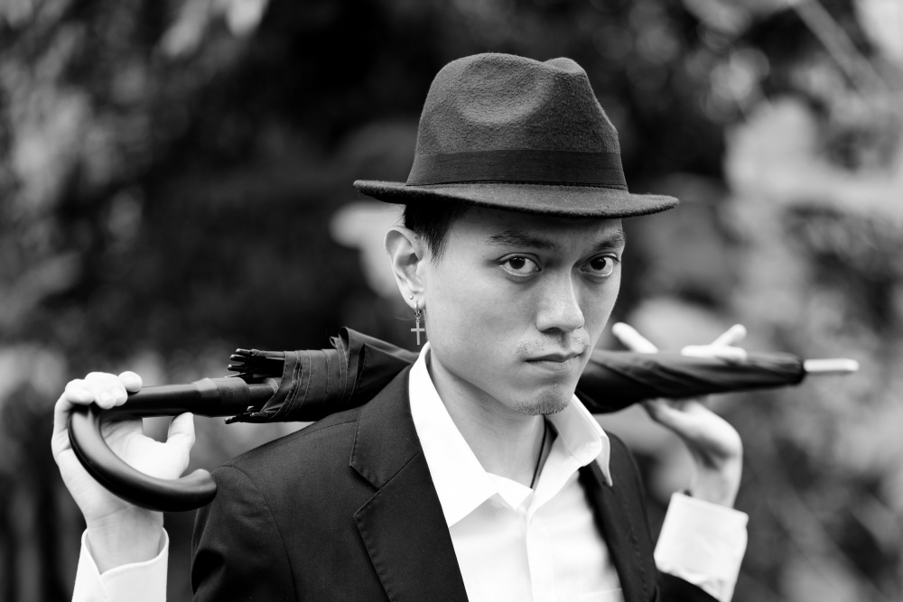 Fedora and Umbrella von Kieron Long