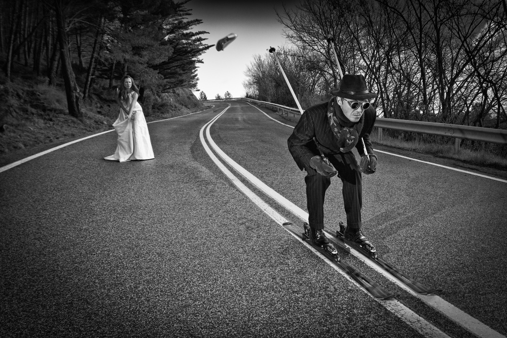 Skie or die! von Kike Balenzategui