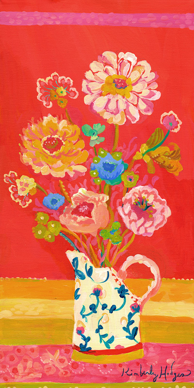 Red Zinnia von Kimberly Hodges