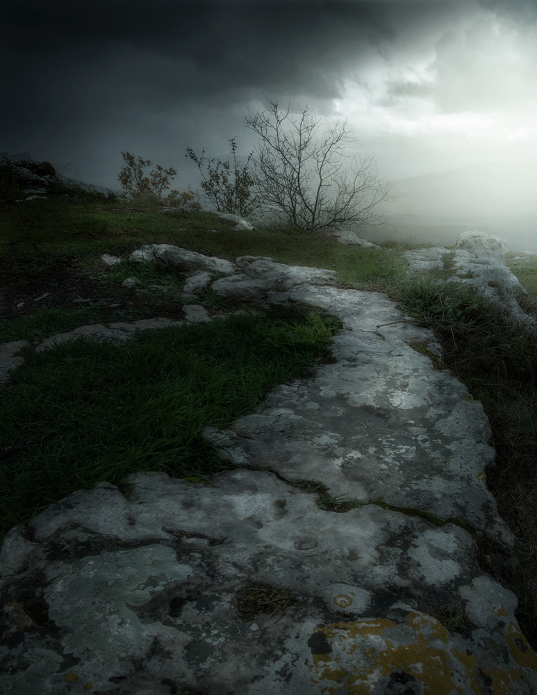 Dark mountain side von Kirill Volkov