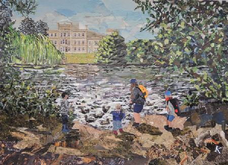 Feeding Ducks Elvaston Castle