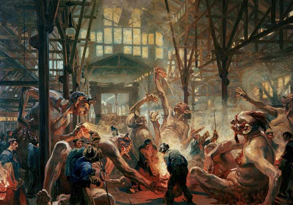 Die Kruppschen Teufel von Heinrich Kley