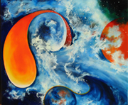 birth of a new moon von James Knowles