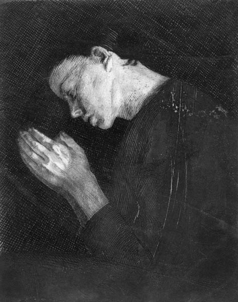 Betendes Mädchen von Käthe Kollwitz