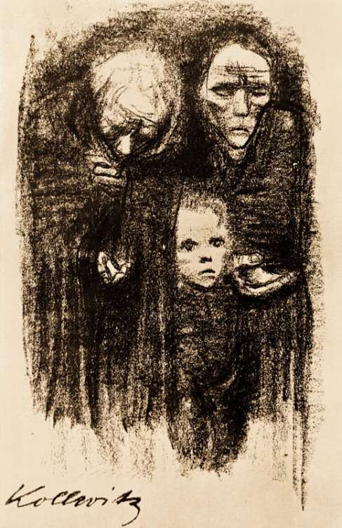 Bettelnde von Käthe Kollwitz
