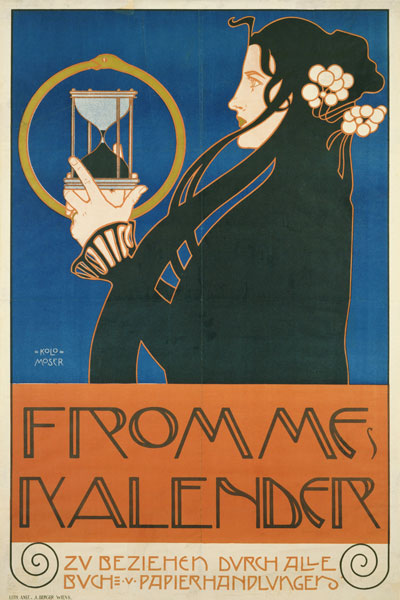 Frommes Kalender von Koloman Moser