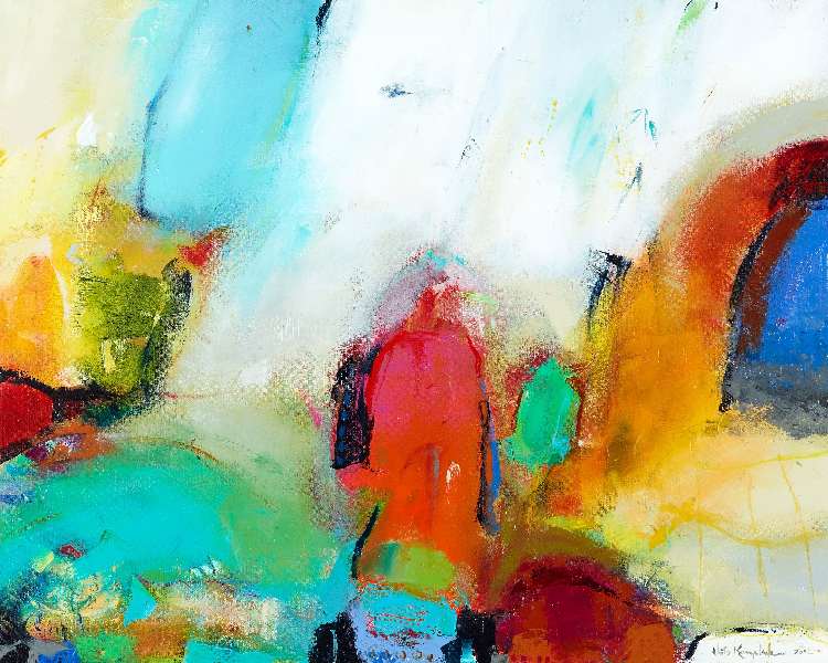 Woman in Red von Niels  Kongsbak