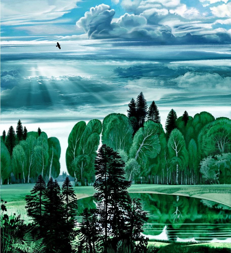 Die Sommermitte von Konstantin Avdeev