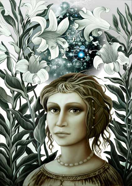 Nostalgie. Blauer Stern. von Konstantin Avdeev