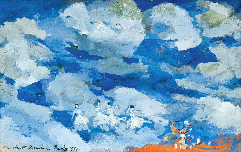 Balletttänzerinnen von Konstantin Alexejewitsch Korowin