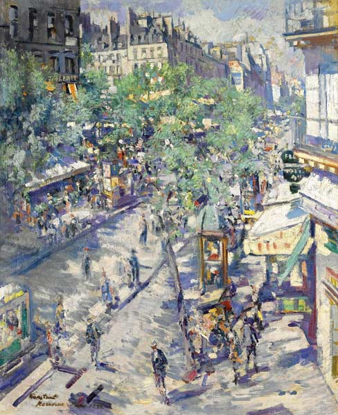 Boulevard de Sébastopol in Paris von Konstantin Alexejewitsch Korowin