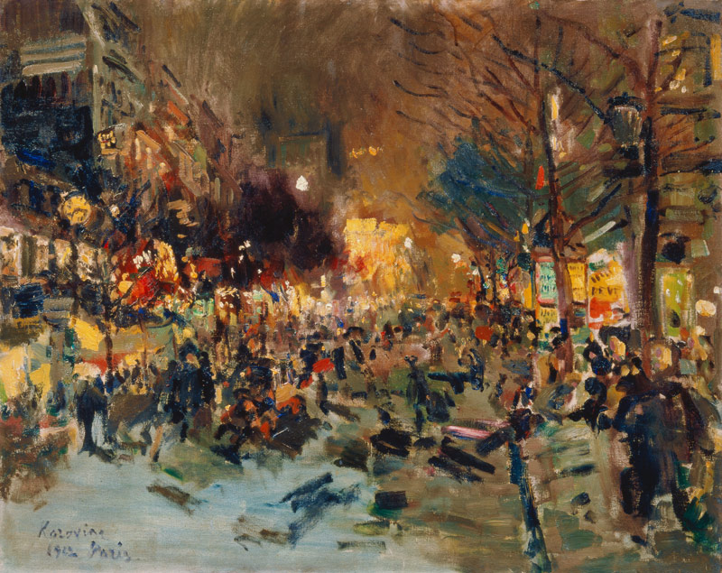 Boulevard in Paris von Konstantin Alexejewitsch Korowin