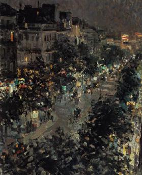 Paris bei Nacht, Boulevard des Italiens