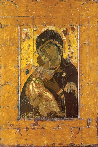 Gottesmutter von Wladimir von Konstantinopel Ikonenmalerei