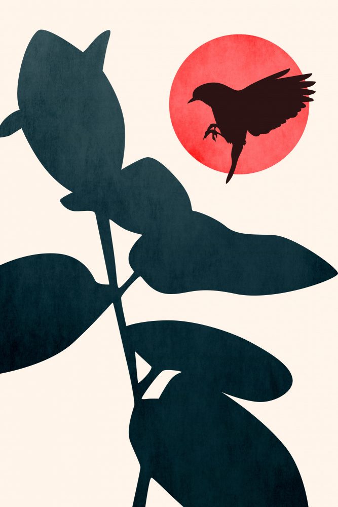 Japanese Bird von Kubistika