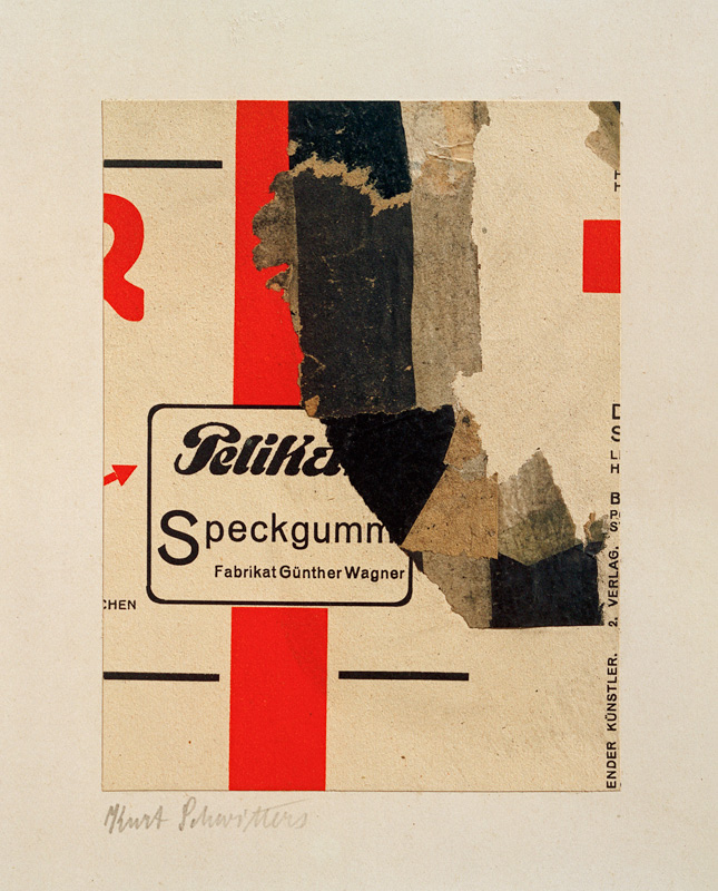 Ohne Titel (Speckgummi) von Kurt Schwitters