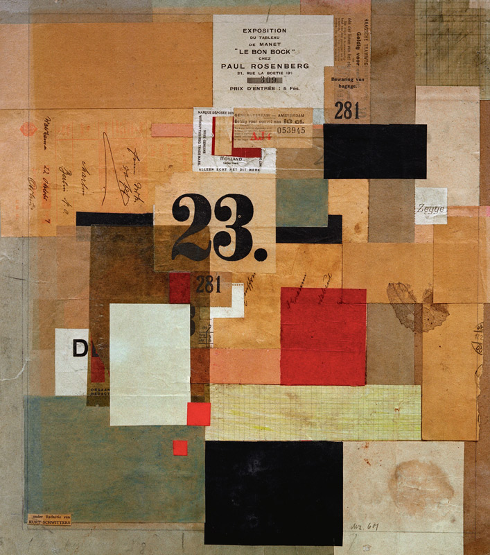 Mz 601 von Kurt Schwitters