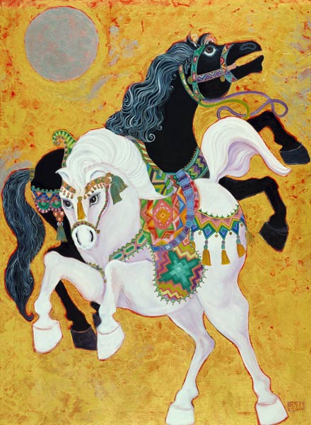 Antar and Abla von Laila  Shawa