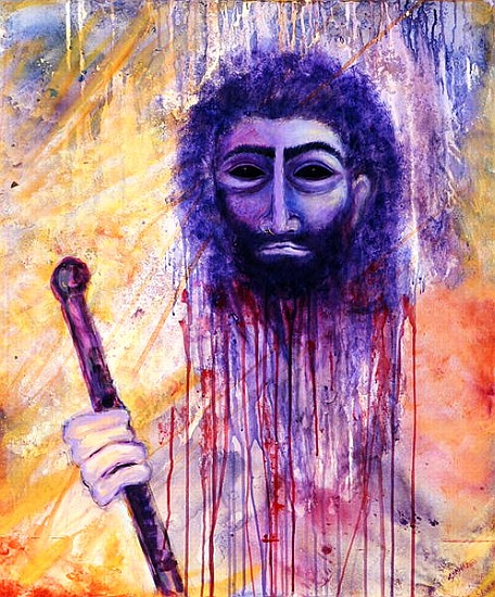 Baptist, 2000 (acrylic on canvas)  von Laila  Shawa