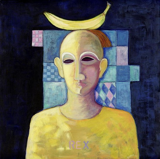 Rex, 2004 (acrylic on canvas)  von Laila  Shawa