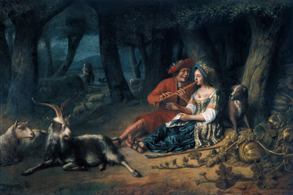 Hirt und Hirtin von Lambert Doomer