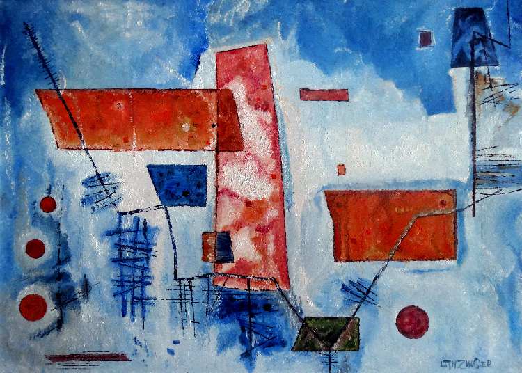 Frei nach Kandinzkys Struttura Angola
 von Peter Lanzinger