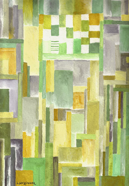 Farbenspiel grau/grün von Peter Lanzinger