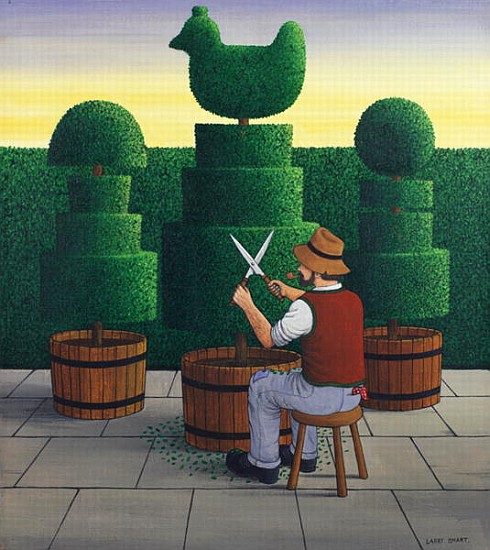 The Gardener, 1986 (acrylic on linen)  von Larry  Smart