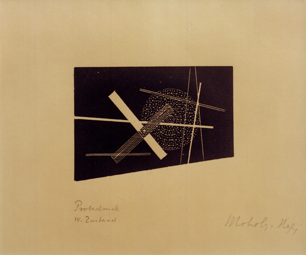 Ohne Titel (Konstruktivistische Komposition)  von László Moholy-Nagy