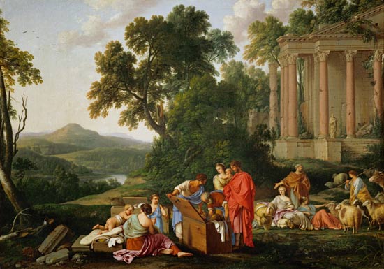 Laban Searching for the Idols von Laurent de La Hyre