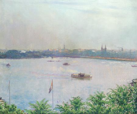 View of the Inner Alster Lake