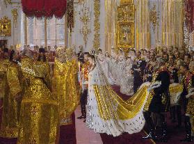Die Trauung des Zaren Nikolaus II. mit der Prinzessin Alix von Hessen-Darmstadt am 26. November 1894