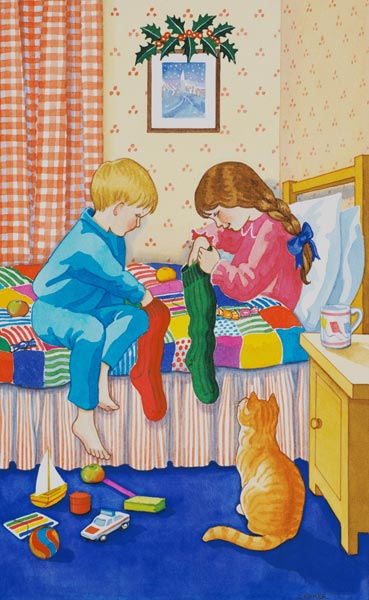 Christmas Stockings  von Lavinia  Hamer