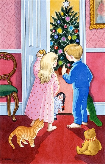 Look at the Christmas Tree  von Lavinia  Hamer