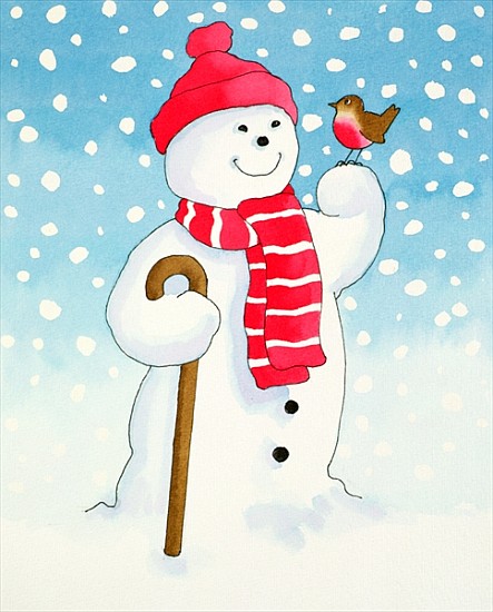 Snowman''s Friend  von Lavinia  Hamer